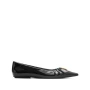 Ali Pointy Toe Ballerina Schoenen Marc Jacobs , Black , Dames