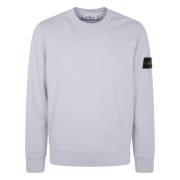 Casual Katoenen Sweatshirt voor Mannen Stone Island , Blue , Heren