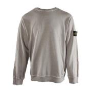 Grijze Katoenen Heren Trui Stone Island , Gray , Heren