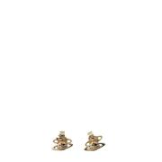 Orb Silhouet Kristal Stud Oorbellen Vivienne Westwood , Yellow , Heren