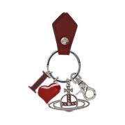 Rode Orb Logo Sleutelhanger Hanger Vivienne Westwood , Red , Dames