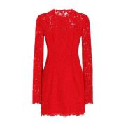 Elegante Jurk voor Speciale Gelegenheden Dolce & Gabbana , Red , Dames