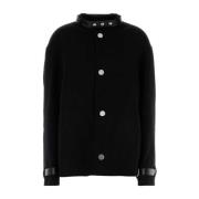 Elegante Zwarte Kasjmierjas Jil Sander , Black , Dames