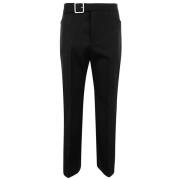 Broek met uitlopende zoom Jil Sander , Black , Dames