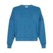 Dalvina Pullover Sweatshirt Moss Copenhagen , Blue , Dames