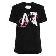 Lover Spliced Tee Shirt 3.1 Phillip Lim , Black , Dames