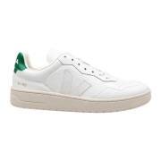 Wit Groen Leren Veterschoenen Veja , White , Heren