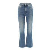 Cropped Flare Jeans Golden Goose , Blue , Dames