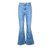 Katoenmix Stretch Jeans Calvin Klein Jeans , Blue , Dames