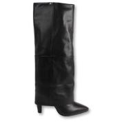 Stijlvolle Skirt Boot met Uniek Design Bronx , Black , Dames