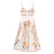 Getailleerde Jurk Zimmermann , Multicolor , Dames