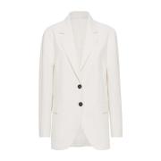 Stijlvolle Jassen Collectie Brunello Cucinelli , White , Dames