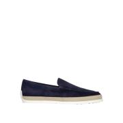 Suède Rubberen Zool Pantoffels Tod's , Blue , Heren