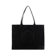 Ella Tote Schoudertas Tory Burch , Black , Dames