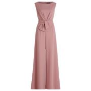 Feestelijke jumpsuit met taillestrik vera mont , Pink , Dames