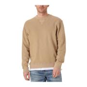 Zand Gestructureerd Sweatshirt voor Heren Scotch & Soda , Beige , Here...