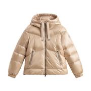 Witte Jas voor Stijlvolle Outfits Woolrich , White , Dames