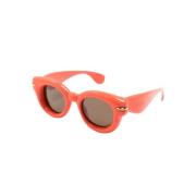 Lw40118I 42E Sunglasses Loewe , Orange , Dames