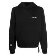 Puff Logo Hoodie in Zwart Amiri , Black , Heren