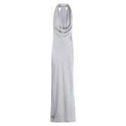 Elegante Drape Bias Jurk Norma Kamali , Gray , Dames