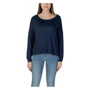 Lente/Zomer Dames Sweatshirt Collectie Liu Jo , Blue , Dames