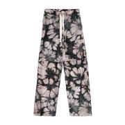 Broek met trekkoord en cargozakken roze Dries Van Noten , Multicolor ,...