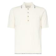 Witte wollen T-shirts en polo's Eleventy , White , Heren