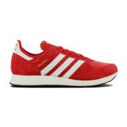 Atlanta Spezial Scarlet Red Sneakers Adidas , Red , Heren