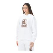 Witte hoodie met logoprint Dsquared2 , White , Dames