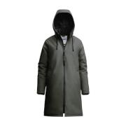 Warm A-Line Regenjas voor Vrouwen Stutterheim , Green , Dames