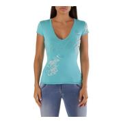 Stijlvolle Dames T-shirt MET , Blue , Dames