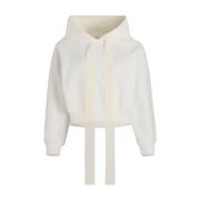 Witte Trekkoord Hoodie Patou , White , Dames