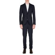 Donkerblauw London Suit Dsquared2 , Black , Heren