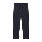 Tapered Drawstring Navy Blue Broek Les Deux , Blue , Heren