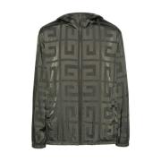 4G Windbreaker Jas Givenchy , Green , Heren