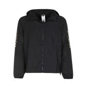 Greca Motief Geperforeerde Jas Mannen Versace , Black , Dames