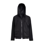 Matte Zip Regenjas Stutterheim , Black , Dames