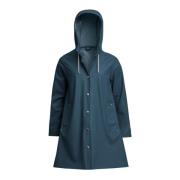 A-lijn Waterdichte Regenjas voor Vrouwen Stutterheim , Blue , Dames