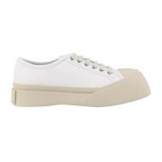 Leren sneakers met rubberen zool Marni , White , Dames