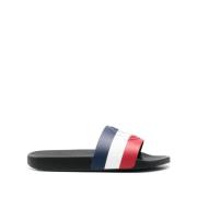 Blauwe Basile Slides Sandalen Moncler , Multicolor , Heren