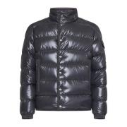 Grijze Gewatteerde Donsjas Moncler , Gray , Heren