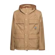 Dynamische Rutor-jas met Alcantara-details Moncler , Beige , Heren