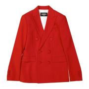 Double-Breasted Jacket met knoopsluiting Dsquared2 , Red , Dames