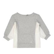 Katoenen sweatshirt met kangoeroezak Emporio Armani , Gray , Dames