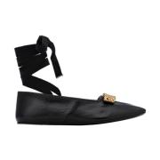 Elegant Ballet Flats for Women Gucci , Black , Dames