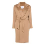 Kameelbruine Ceintuur Melinda Jas Max Mara , Brown , Dames