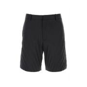 Nylon Bermuda Shorts Zwart Mannen Valentino , Black , Heren