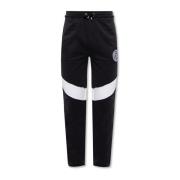 Sweatpants met contrastprint Balmain , Black , Heren