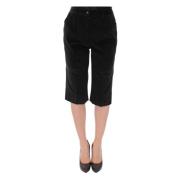 Elegante Zwarte Designer Shorts Dolce & Gabbana , Black , Dames