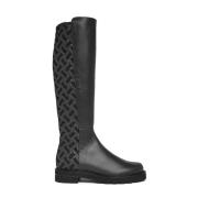 Leren laarzen met elastische inzetstukken Stuart Weitzman , Black , Da...